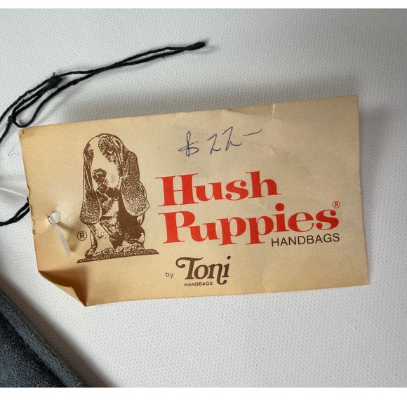 Toni Hush Puppies Vintage 80\'s-90\'s Super Suede Pigskin Leather Clutch Blue NWT